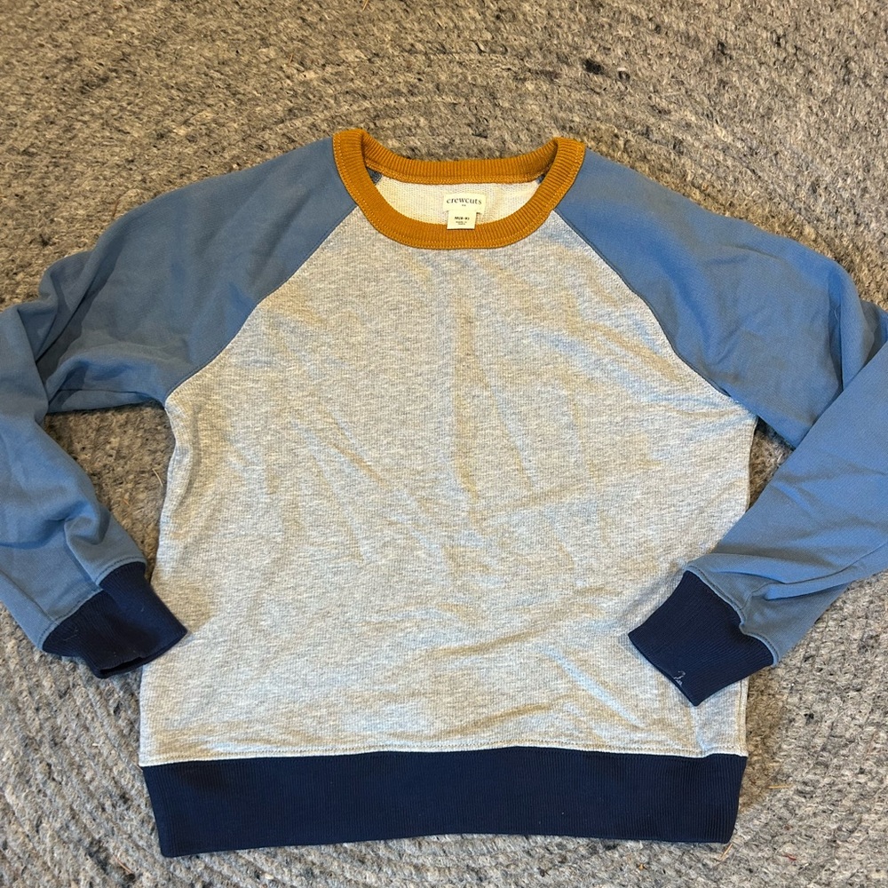 J.Crew CrewCuts raglan color block sweatshirt